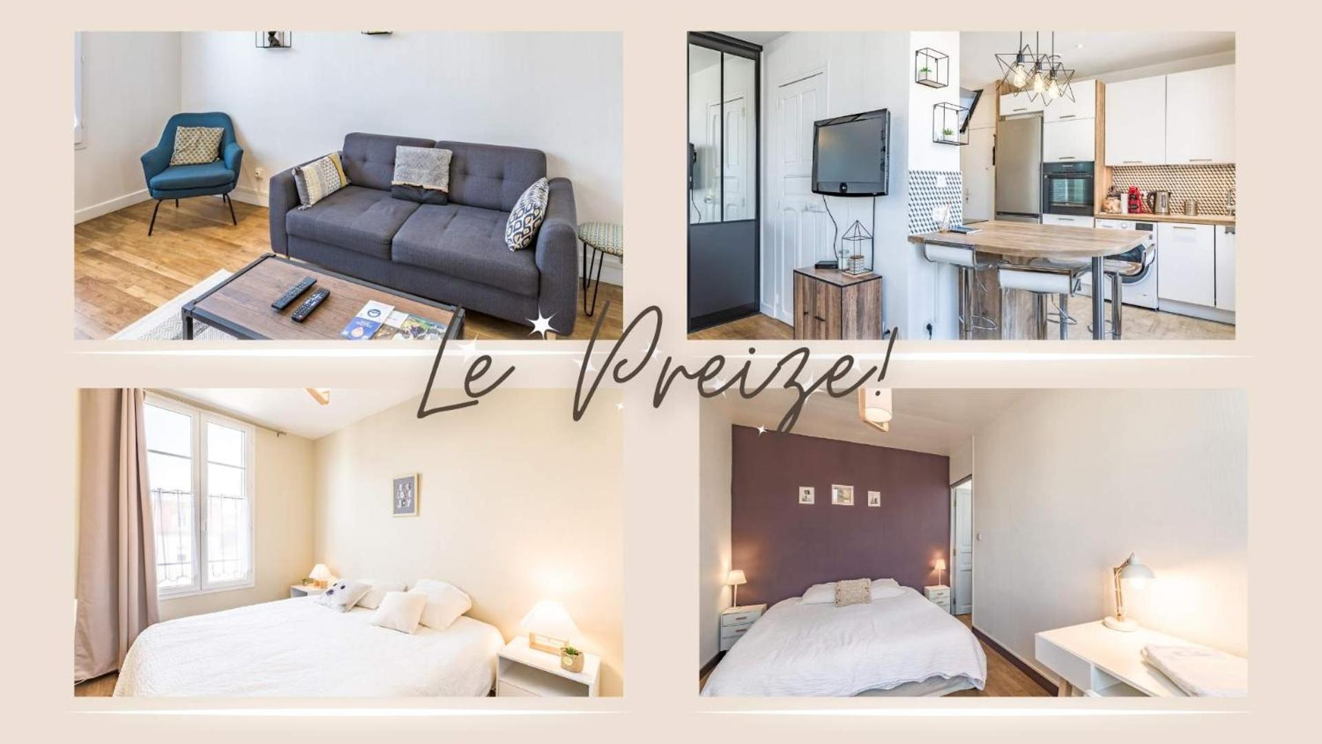 Appartement "Le Preize" - Centre Ville - Garage Prive トロワ エクステリア 写真